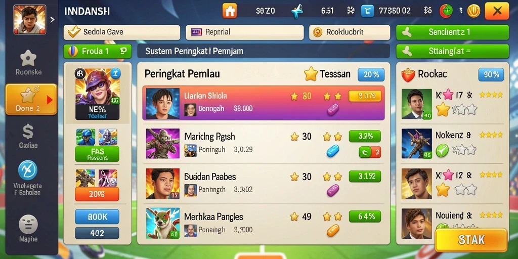 Tampilan antarmuka pengguna yang ramah dan mudah digunakan.