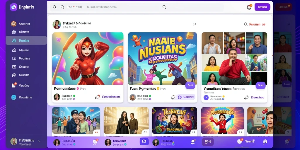 Tampilan awal aplikasi yang menarik dan mudah digunakan.