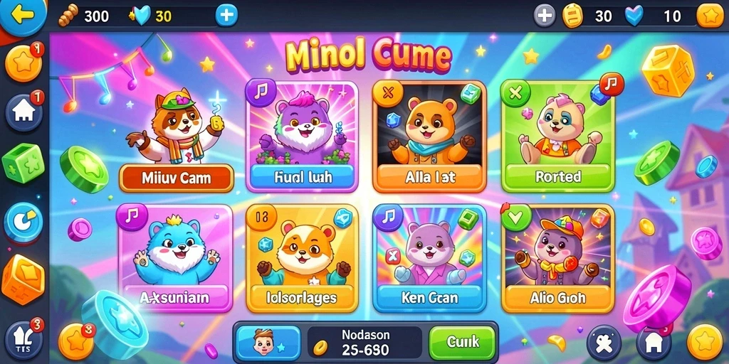 Screenshot menunjukkan tampilan antarmuka pengguna yang menarik.