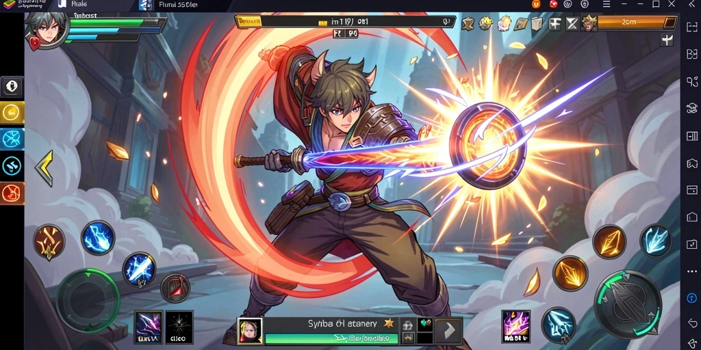 Screenshot tampilan awal permainan yang menarik.