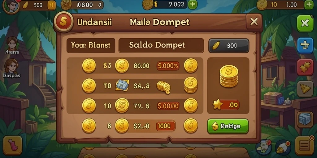 Screenshot pertama menunjukkan karakter utama dalam aksi.