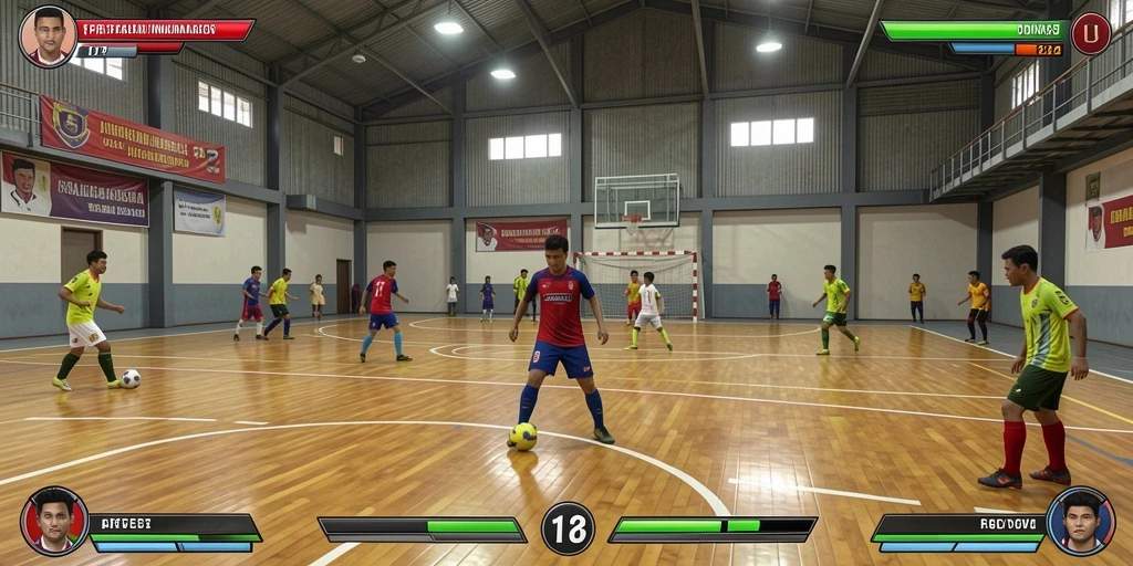 Screenshot menampilkan tampilan level awal yang menantang.