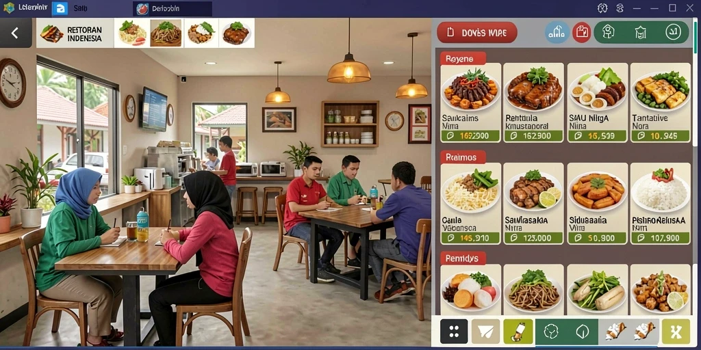 Tampilan permainan yang mengesankan dan mudah dinavigasi.