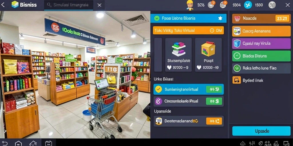 Tampilan awal KOSTOTO dengan grafis yang menarik.
