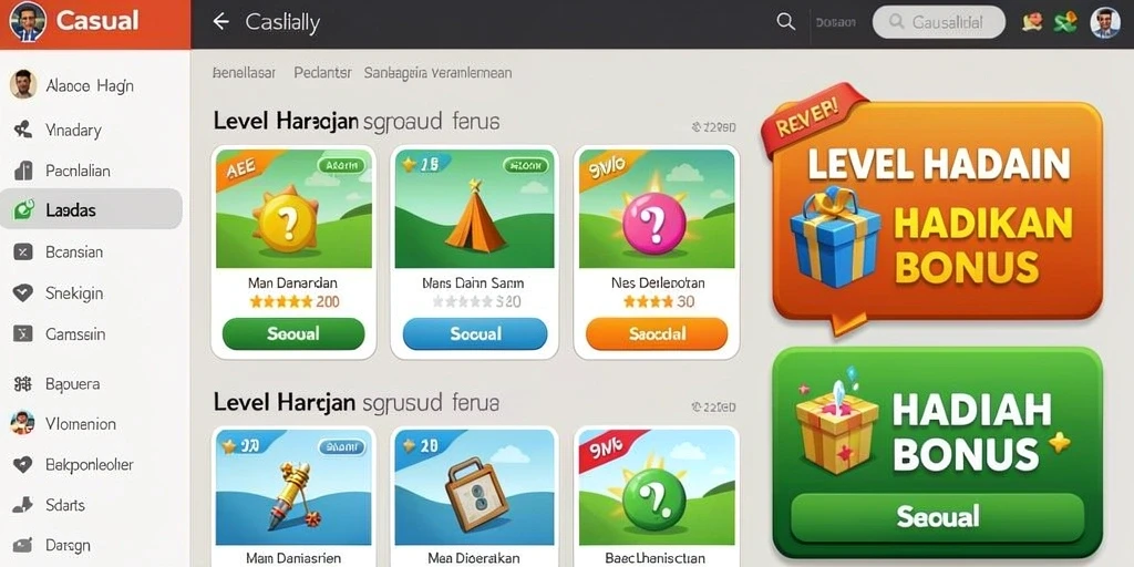 Screenshot menampilkan antarmuka utama aplikasi yang menarik.