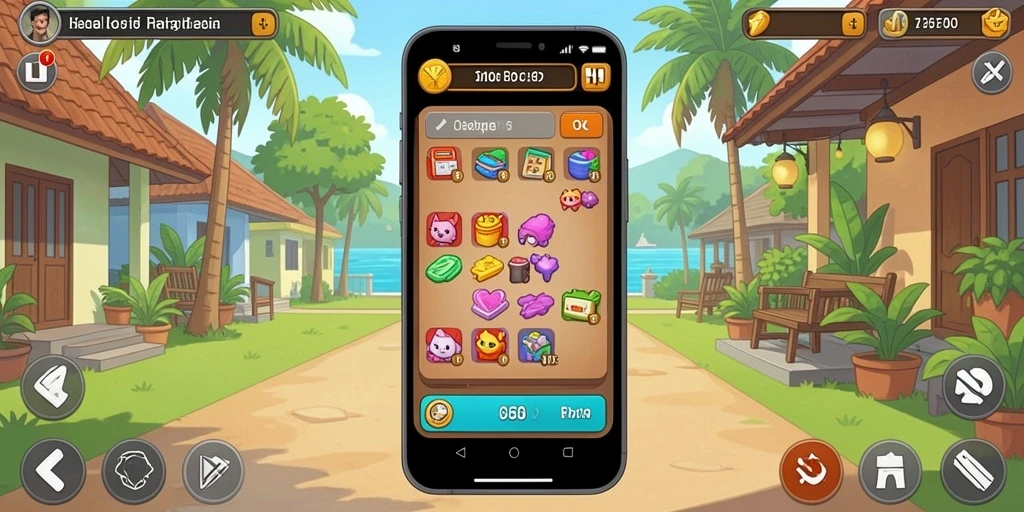 Screenshot menampilkan level permainan yang menantang.
