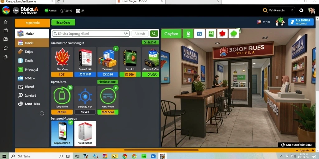 Tampilan antarmuka yang menarik dan user-friendly.
