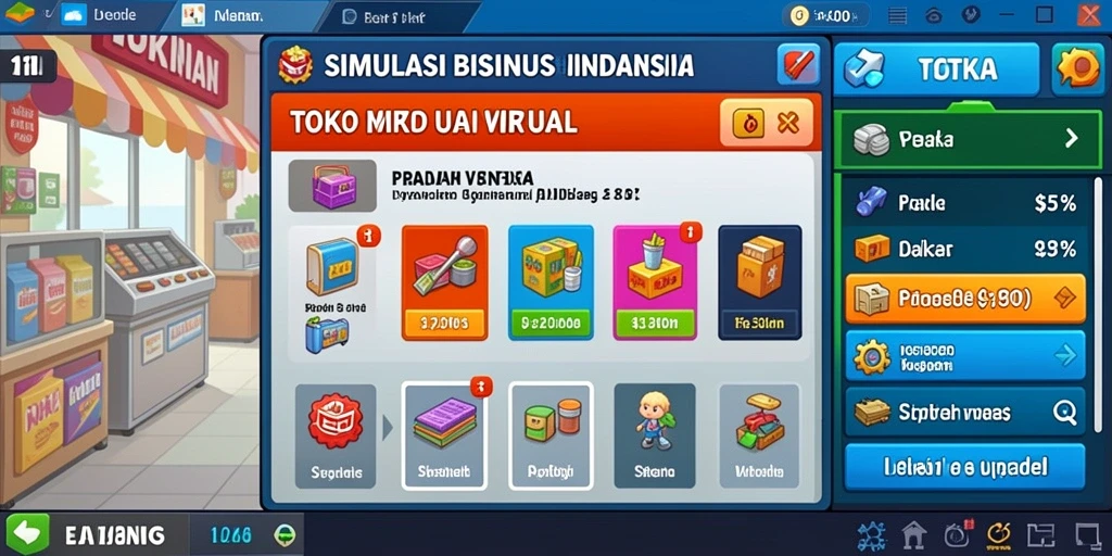 Screenshot menunjukkan karakter utama menjelajahi padang pasir.