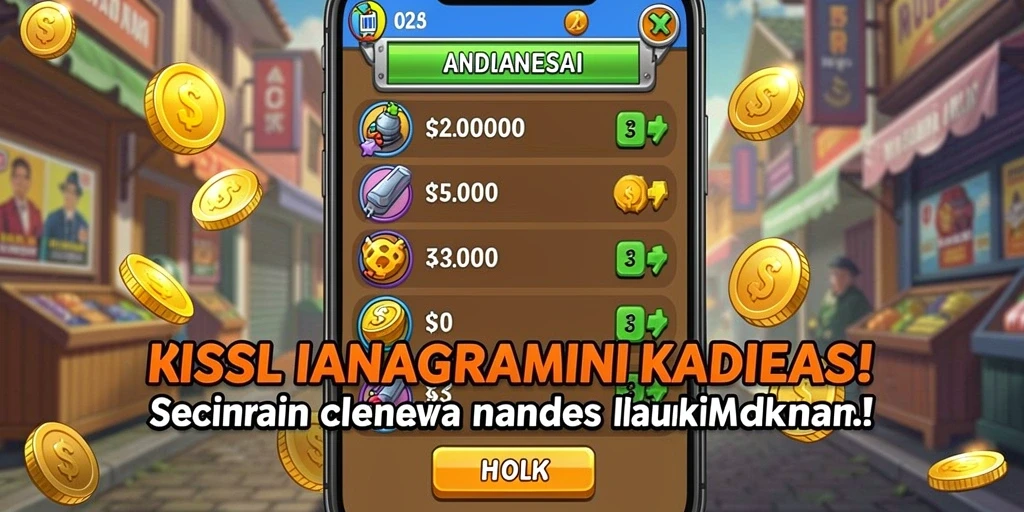 Tampilan karakter yang unik dan menarik.