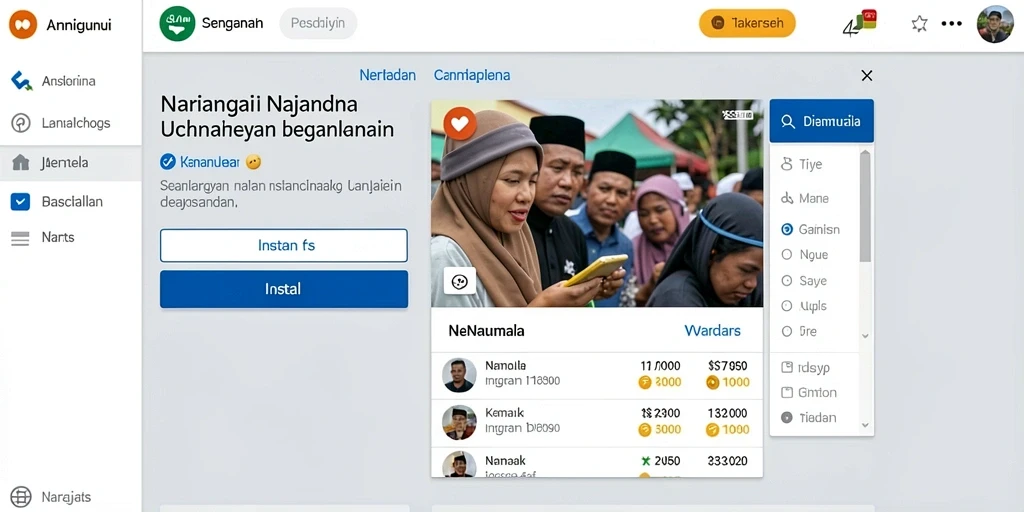 Tampilan antarmuka yang ramah pengguna.