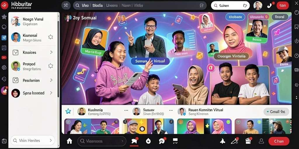 Tampilan layar utama ZONA66 yang menarik.