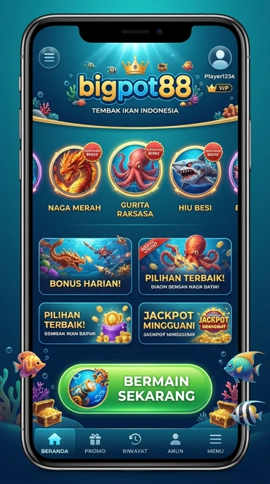 Galeri pratinjau visual bigpot88 build APK resmi terbaru